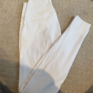 White Lululemon Leggings